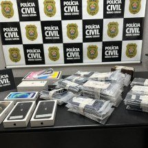 Grande BH: homem é preso em operação contra furto e receptação de celulares - PCMG / Divulgação