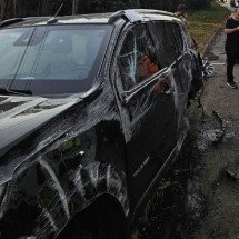Vídeo: veja como ficou o carro de Fabiano, da dupla com César Menotti - CBMMG/Divulgação