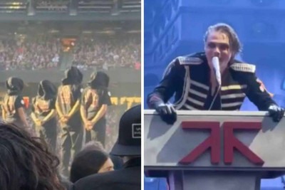 Banda My Chemical Romance 'executou' quatro pessoas em show -  (crédito: Redes sociais/Reprodução)