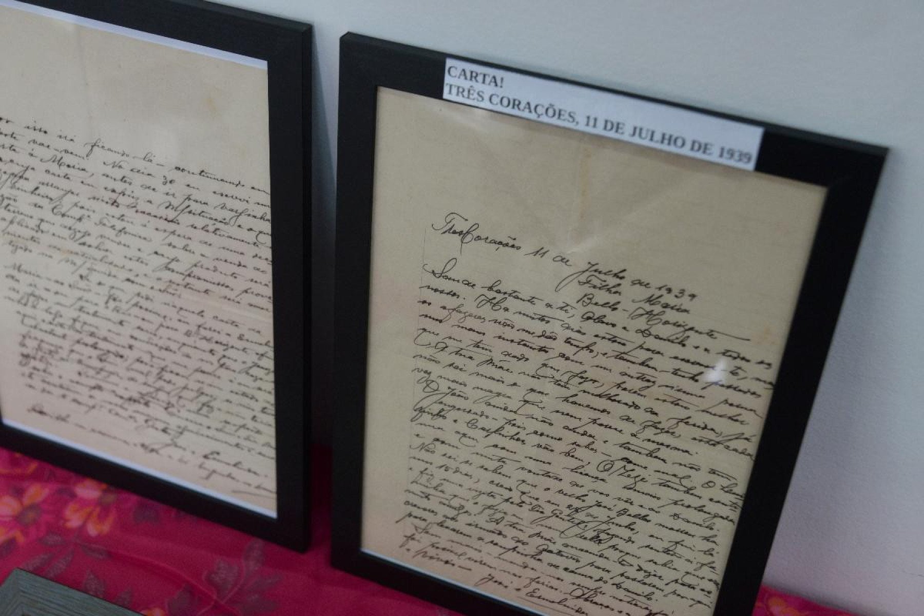 Cartas trocadas por Maria Helena de Souza e Silva e José Olavo de Azevedo Silva na década de 30. Casal chegou a trocar 37 cartas de amor