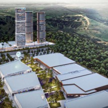 Complexo de lojas e negócios contará com 2 torres residenciais e uma que será um hotel  -  (crédito: SFA Malls/Divulgação)