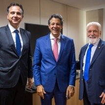 Pacheco e Haddad negociam empréstimo do Banco dos Brics para Minas Gerais - Diogo Zacarias/ Ministério da Fazenda