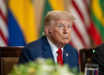 O presidente Donald Trump durante encontro com líderes africanos, na Casa Branca -  (crédito: Daniel Torok -9.Jul.25/Divulgação Casa Branca)