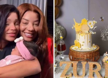 Zuri faz 2 meses! Brunna Gonçalves mostra festa encantadora com tema “abelhinha” -  (crédito: Tupi - Pablo Oliveira)
