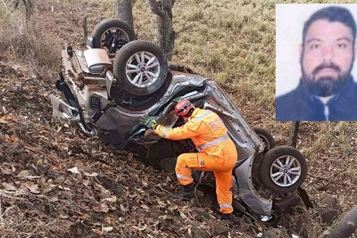 Engenheiro agrônomo morre após batida frontal contra árvore na MG-255 -  (crédito: Redes Sociais/DivulgaÃ§Ã£o)