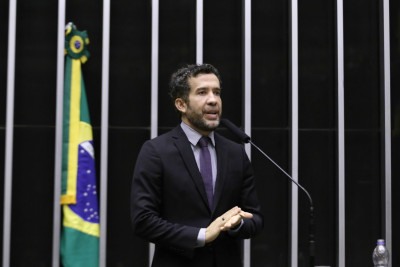 Deputado federal André Janones tem mandato suspenso após decisão do Conselho de Ética da Câmara dos Deputados -  (crédito: Kayo Magalhães/Câmara dos Deputados)