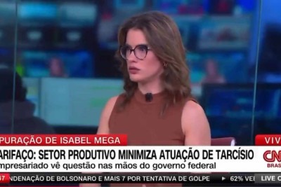 Elisa Veeck chama Bolsonaro por apelido pejorativo durante ao vivo -  (crédito: Reprodução/Redes Sociais)
