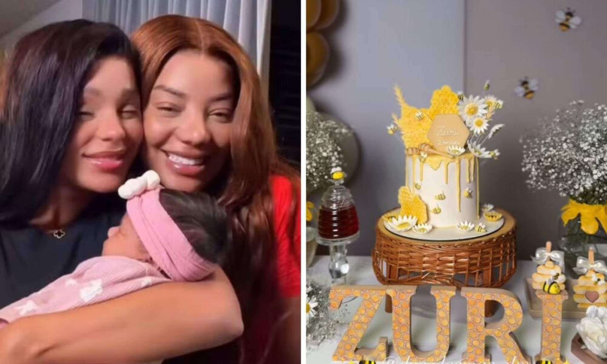 Zuri faz 2 meses! Brunna Gonçalves mostra festa encantadora com tema “abelhinha” - Tupi - Pablo Oliveira