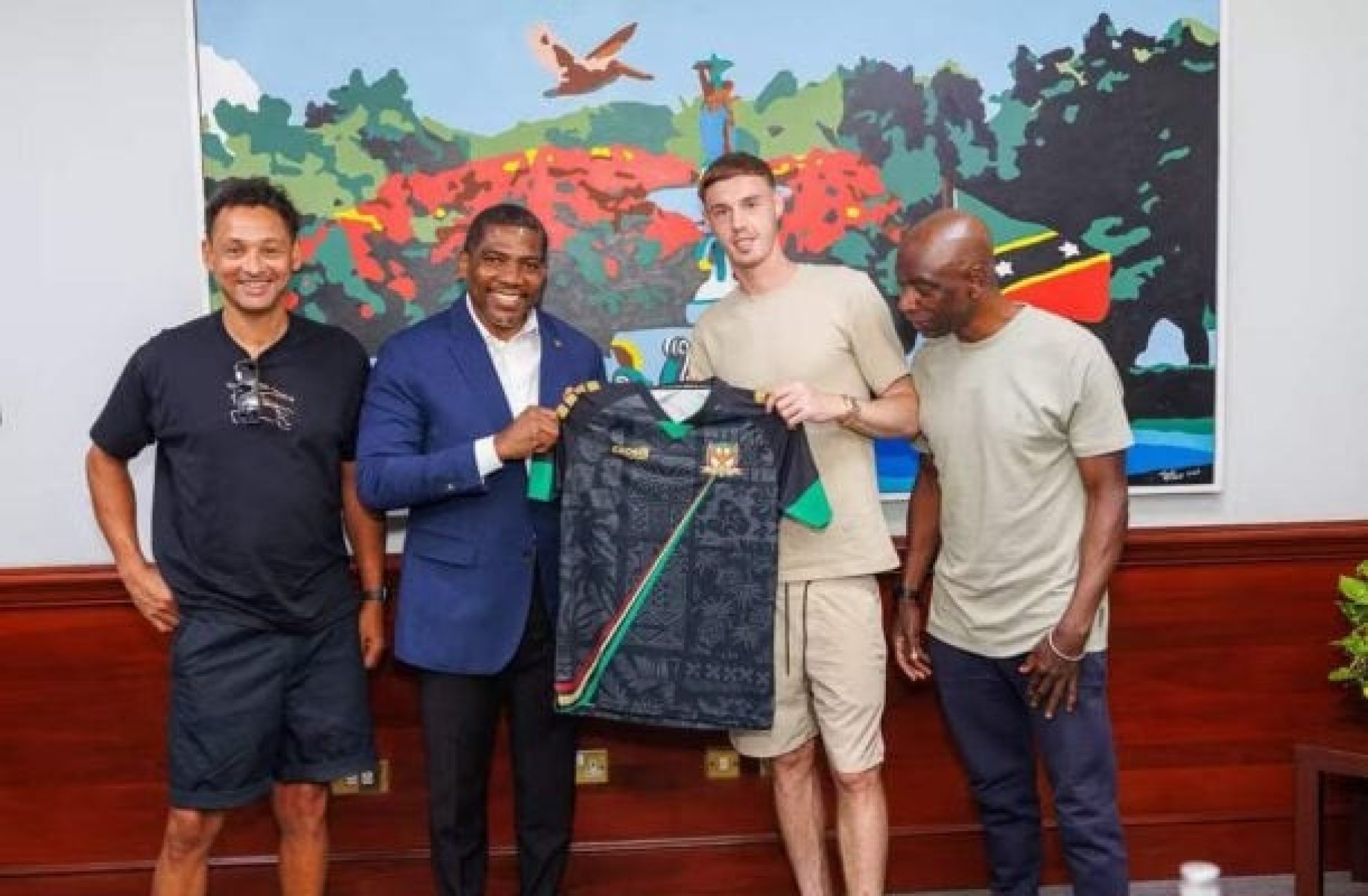Cole Palmer celebra título mundial em ilha desconhecida no Caribe onde nasceu seu avô Cole Palmer celebra título mundial em ilha desconhecida no Caribe onde nasceu seu avô