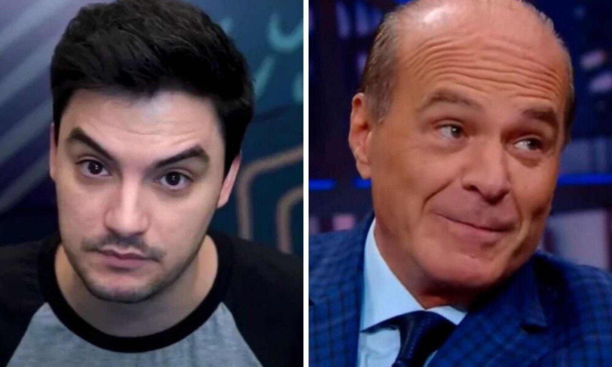 Felipe Neto critica Marcelo de Carvalho após fala sobre imigrantes: “Vejam quem é este sujeito” -  (crédito: Tupi - Pablo Oliveira)