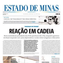 CONFIRA A CAPA DO ESTADO DE MINAS DO DIA 17/07/2025