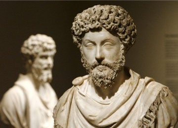 Escultura em museu de Marco Aurélio, Imperador Romano e fiel à doutrina estoica -  (crédito: Reprodução/redes sociais)