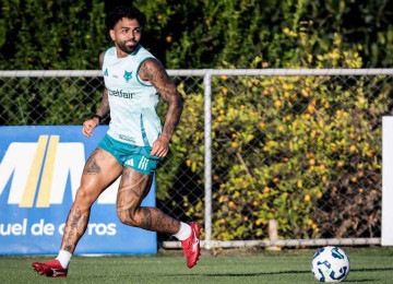 Gabigol tem mostrado muito profissionalismo, se empenhando muito quando entra no time e pode ser boa arma contra o Fluminense, pois conhece bem o Maracanã -  (crédito: Gustavo Aleixo/Cruzeiro)