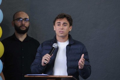Deputado Nikolas Ferreira é líder nas interações do X -  (crédito: Alexandre Guzanshe / EM / DA Press)