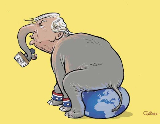 Trump elefante -  (crédito: Quinho)