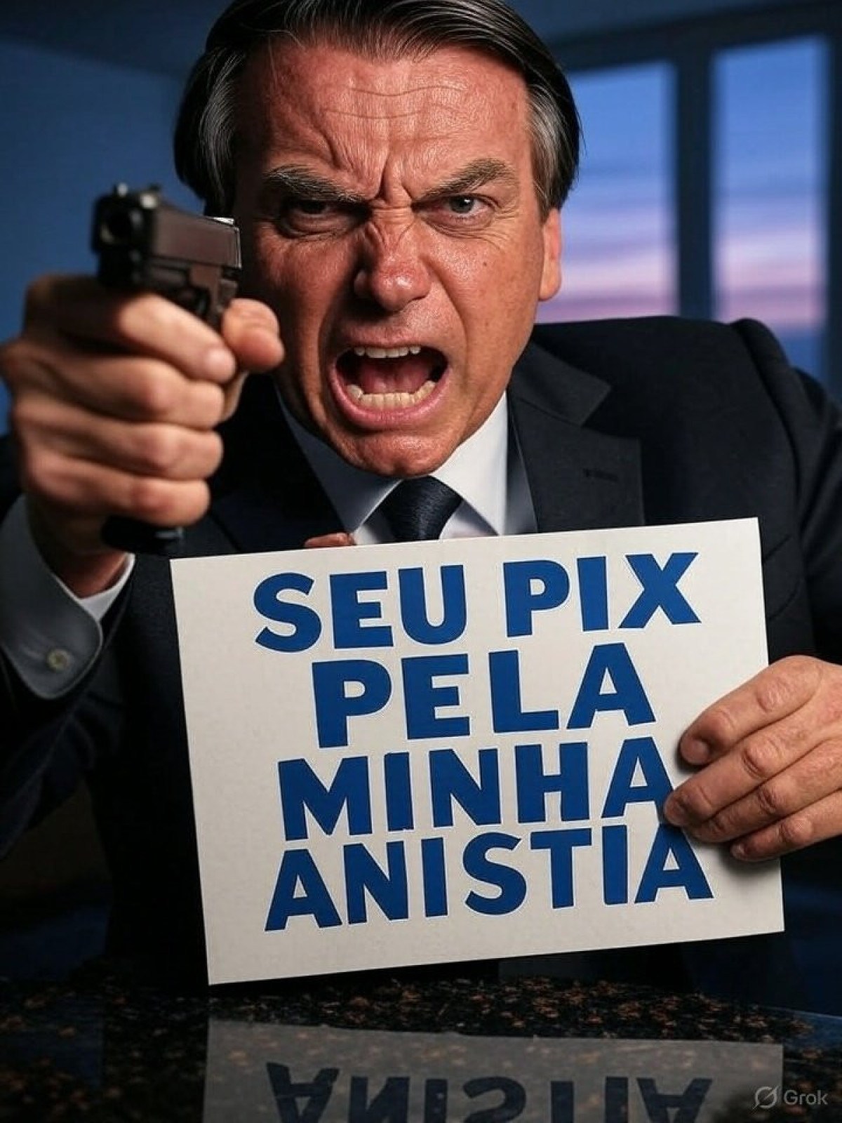 Imagem gerada por inteligência artificial começou a viralizar nas redes sociais. 