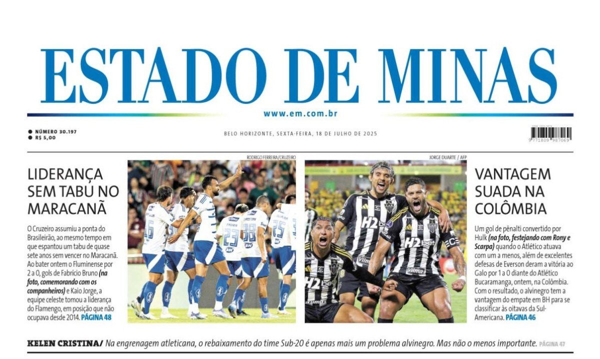 Capa do dia -  (crédito:  jwilsoncarvalho.mg)