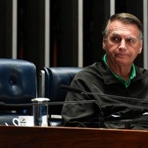 PF encontra cerca de US$ 14 mil na casa de Bolsonaro durante operação - Carlos Moura/Agência Senado