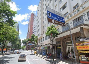 A Rua da Bahia, na Savassi, lidera o ranking pelo segundo mês consecutivo  -  (crédito: Reprodução/Google Street View)