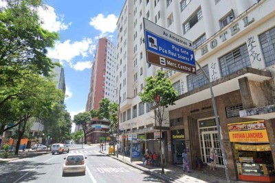A Rua da Bahia, na Savassi, lidera o ranking pelo segundo mês consecutivo  -  (crédito: Reprodução/Google Street View)