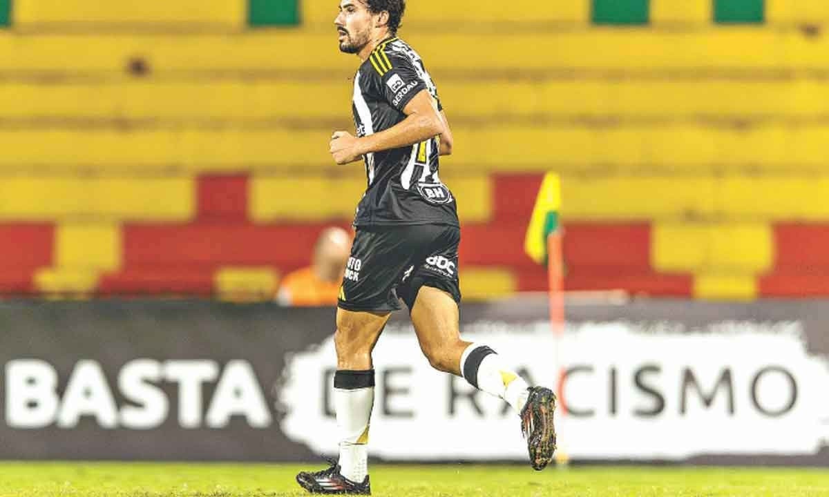 Meio-campista Igor Gomes entrou no segundo tempo do jogo contra o Bucaramanga-COL, pela Copa Sul-Americana, e teve participação decisiva na vitória do Galo - (crédito: Pedro Souza/Atlético) Meio-campista Igor Gomes entrou no segundo tempo do jogo contra o Bucaramanga-COL, pela Copa Sul-Americana, e teve participação decisiva na vitória do Galo - (crédito: Pedro Souza/Atlético)