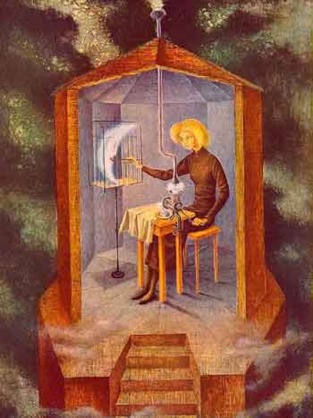 "Marcador de estrelas", obra da pintora surrealista Remedios Varo (1908-1963) "Marcador de estrelas", obra da pintora surrealista Remedios Varo (1908-1963)
