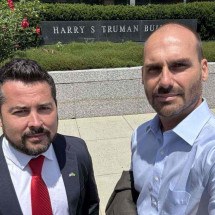 Para Moraes, Eduardo Bolsonaro intensificou condutas ilícitas após operação - Redes sociais