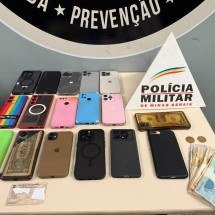 Parada LGBTQIAPN+ de BH: 25 celulares furtados são recuperados pela PM - PMMG/Divulgação