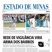Confira a capa do Estado de Minas do dia 21/07/2025