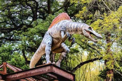 O Parque Terra dos Dinos, que fica em Miguel Pereira (RJ), recebeu uma certificação internacional por seu modelo de turismo sustentável. -  (crédito: Reprodução Instagram @terradosdinos)