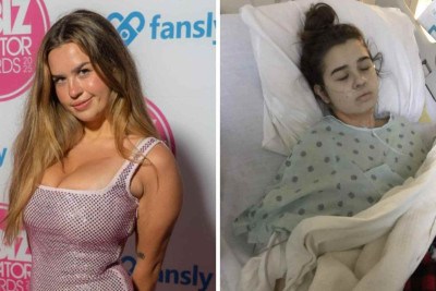  Madelynn May deu uma tragada em cigarro contaminado e passou mal -  (crédito: redes sociais)