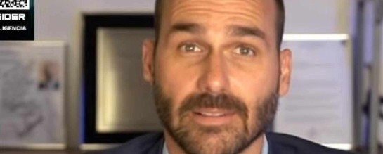 Eduardo Bolsonaro passou a morar nos Estados Unidos em fevereiro de 2025. Ele pode recorrer da condenação na Primeira Turma do STF -  (crédito: Reprodução/YouTube)