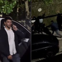 Vídeo: policiais são apedrejados ao cumprirem mandado na casa de Oruam
