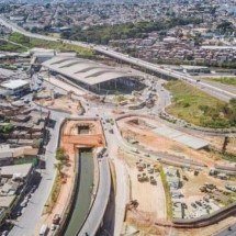 BH: obra da Praça das Águas altera trânsito próximo à Estação São Gabriel - PBH/ Divulgação