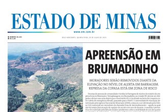 Confira a capa do Estado de Minas do dia 24/07/2025