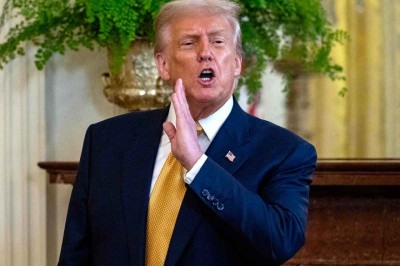 Donald Trump é o presidente dos Estados Unidos -  (crédito: ANDREW CABALLERO-REYNOLDS/AFP)