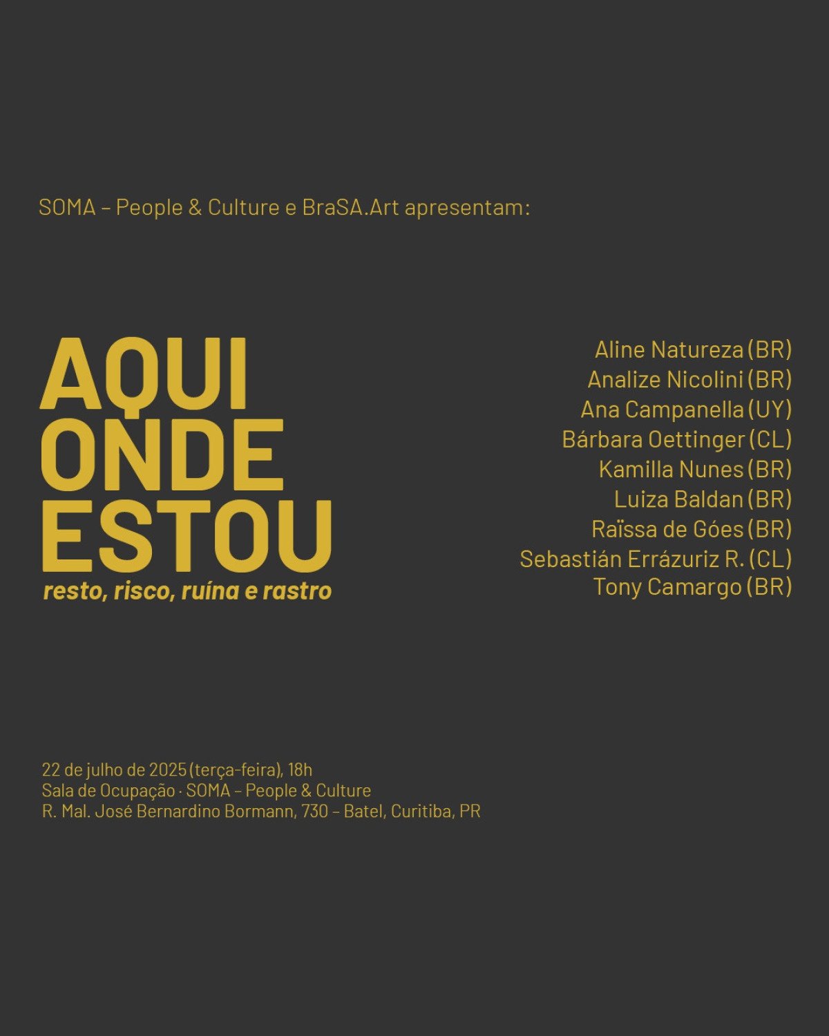 Curitiba apresenta exposição internacional até setembro - DINO