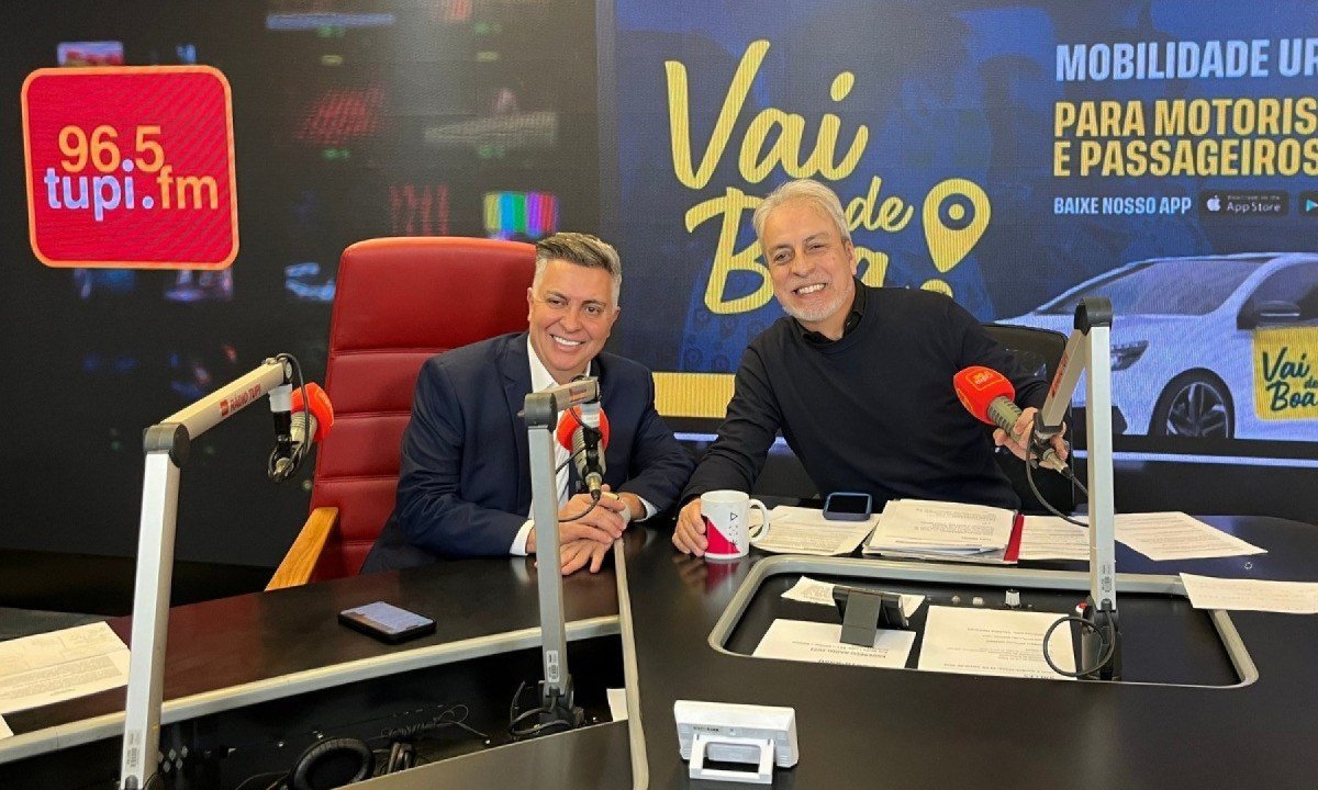 Prefeito Álvaro Damião concedeu entrevista à Rádio Tupi, do Diários Associados -  (crédito: Douglas Pereira/ Redes Sociais DA)