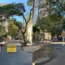 Rua de bairro na Região Centro-Sul de BH é fechada para obra emergencial - BHTrans/Divulgação