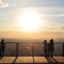 Entre tantas belezas de BH, a vista do pôr do Sol do mirante do Parque das Mangabeiras é de tirar o fôlego -  (crédito: Gladyston Rodrigues/EM)
