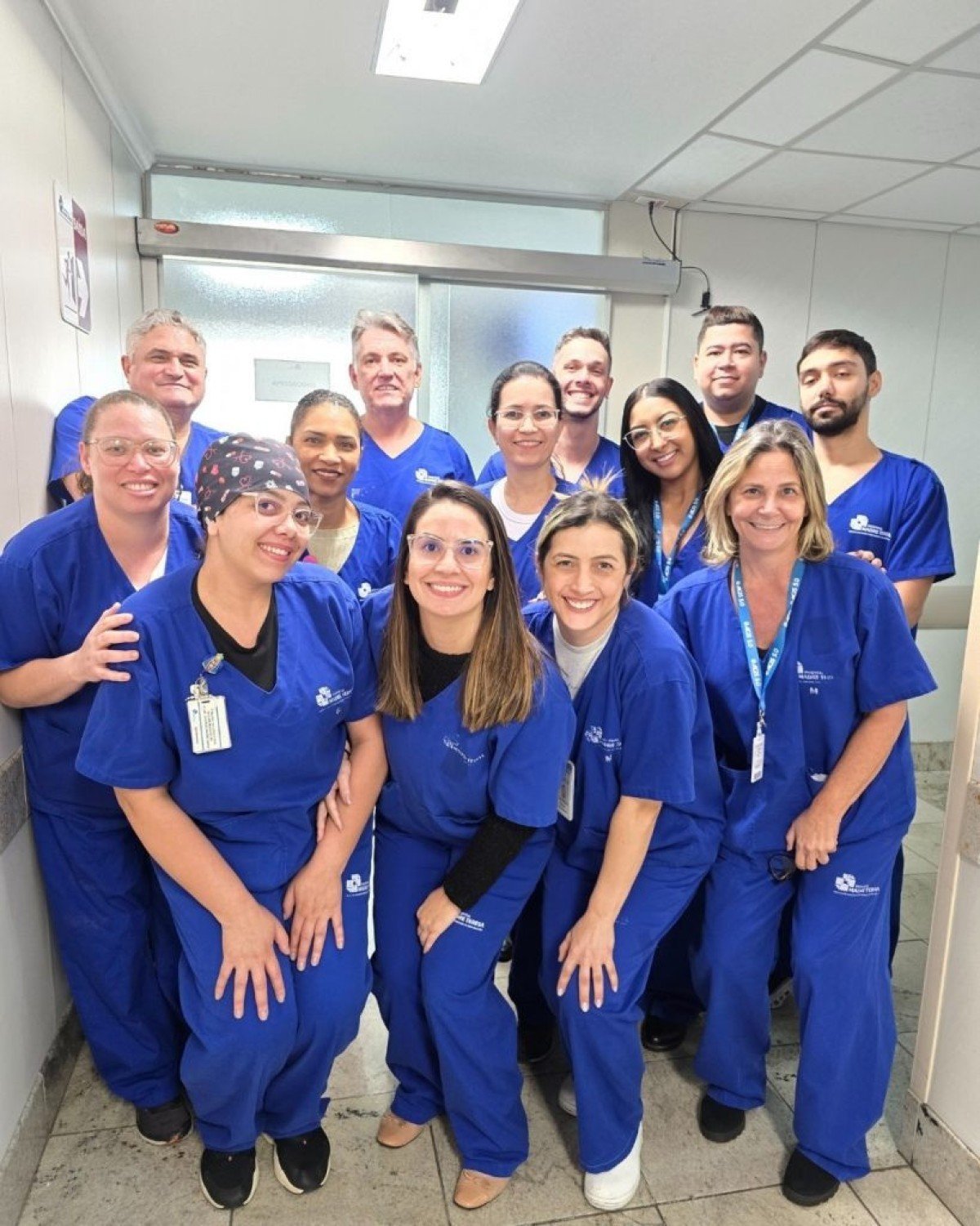 Equipe de endoscopia do Hospital Madre Teresa