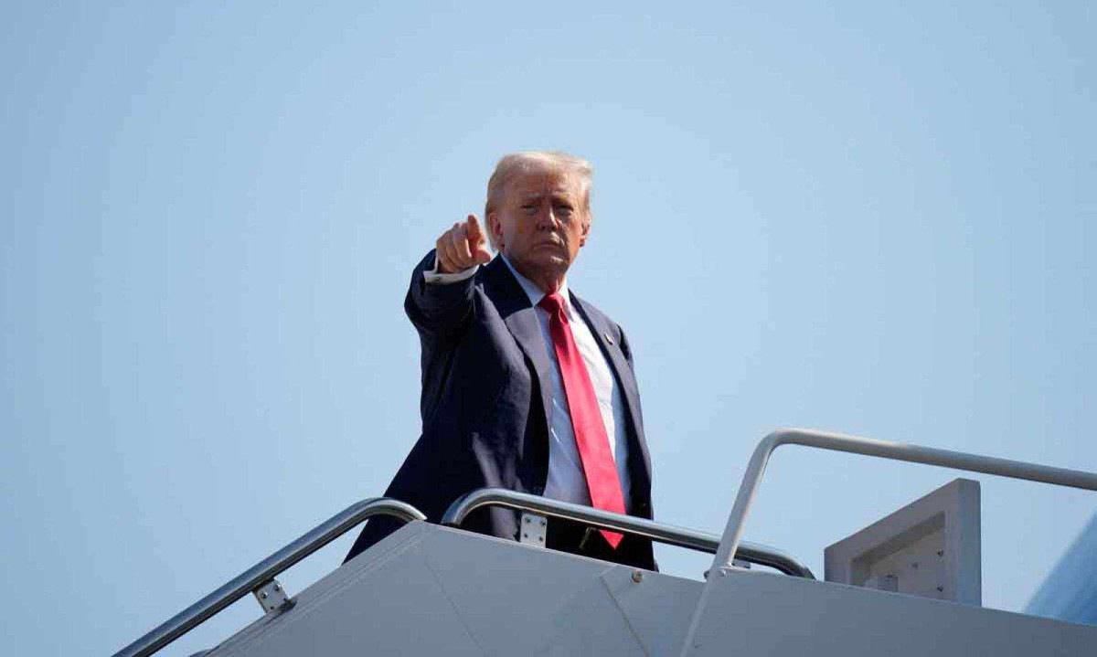 Donald Trump usa ferramentas econômicas para fazer retaliação política ao Brasil -  (crédito: Andrew Harnik/AFP)