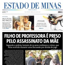 CONFIRA A CAPA DO ESTADO DE MINAS DO DIA 26/07/2025
