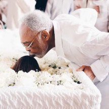 Gilberto Gil chega ao velório de Preta Gil e é recebido com aplausos - Lia Macial/MKT Cemit&eacute;rio da Penit&ecirc;ncia