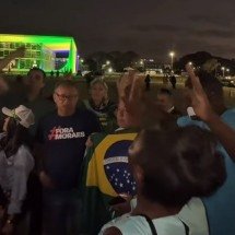 Deputados bolsonaristas armam barracas em frente ao STF - Reprodução/Redes Sociais