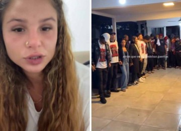 Noiva de Oruam lidera círculo de oração após prisão do rapper: “Essa é a minha forma de lutar” -  (crédito: Tupi - Pablo Oliveira)