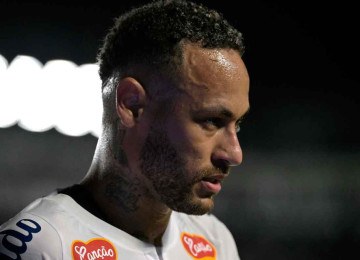 O atacante Neymar ainda não 
