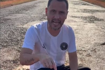 Cleitinho reclamou da situação da LMG-865 -  (crédito: Reprodução/Redes Sociais)