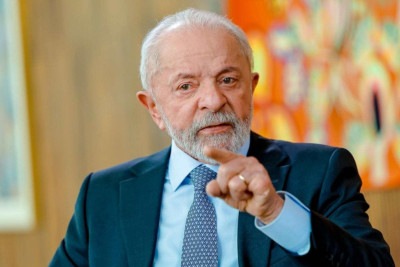 Lula diz que é inaceitável a interferência de Trump na Justiça brasileira -  (crédito: Platobr Politica)