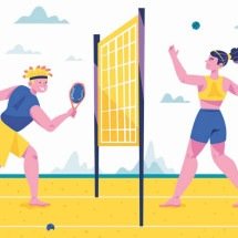 Capital cearense sediará a 10ª edição da Copa das Federações de Beach Ten - Freepik